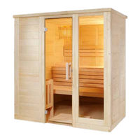 Sentiotec Massivsauna Komfort Small 208 x 158 x 204 cm Montageanleitung