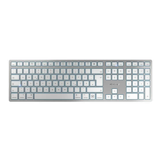 Cherry KW 9100 SLIM FOR MAC Kurzanleitung