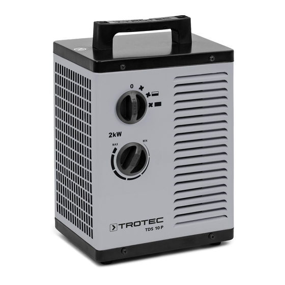 Trotec TDS 10 P Bedienungsanleitung