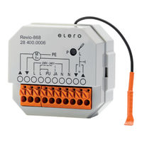 elero Revio-868 SW Bedienungsanleitung