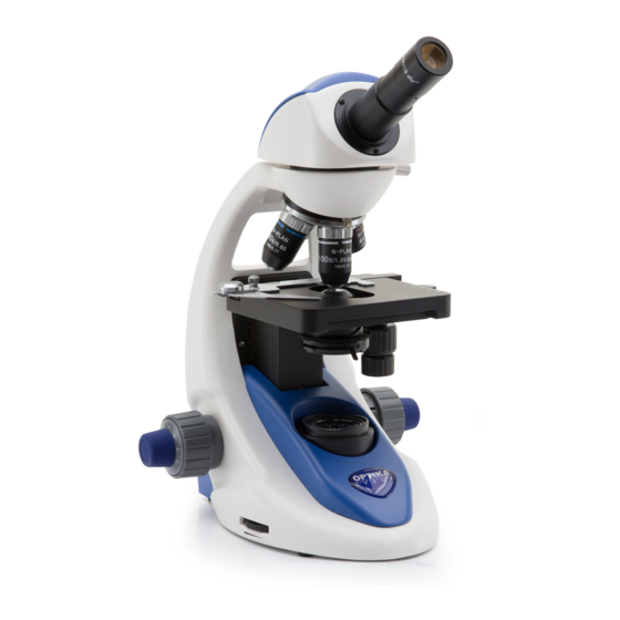 Optika B-190 Bedienungsanleitung