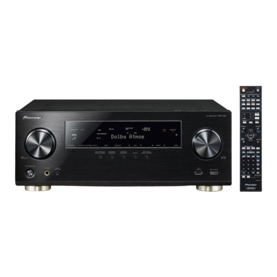 Pioneer VSX-1130-K Kurzanleitung