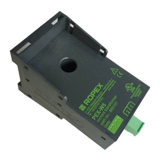 Ropex PEX-W5 Betriebsanleitung