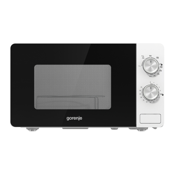 Gorenje MO20E2W Gebrauchsanweisung