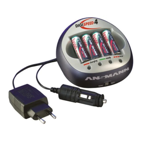ANSMANN DIGISPEED 4 Bedienungsanleitung