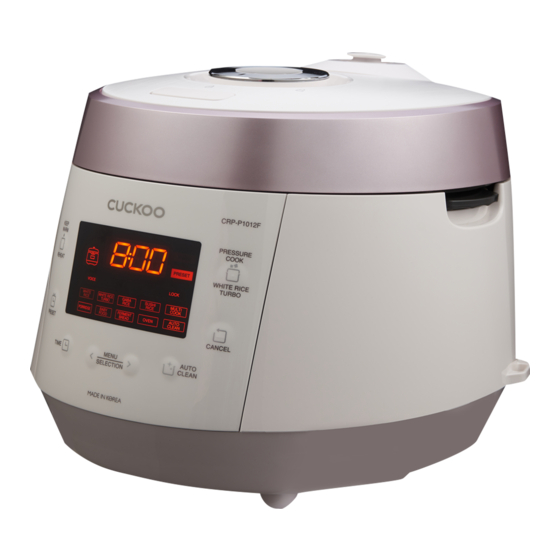 Cuckoo CRP-P10 Serie Handbuch