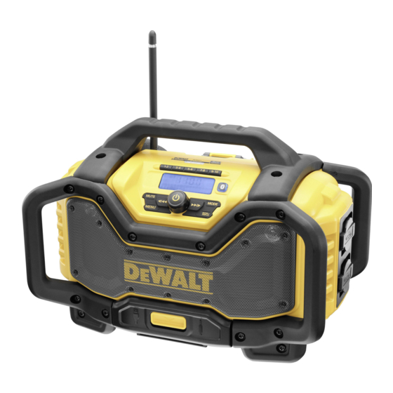 DeWalt XR LI-ION DCR027 Bedienungsanleitung