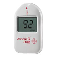 Bayer HealthCare Ascensia ELITE Bedienungsanleitung