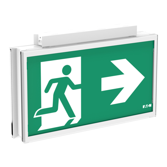 Eaton FlexiTech Exit Ceiling 20M CGLine+ Betriebsanleitung