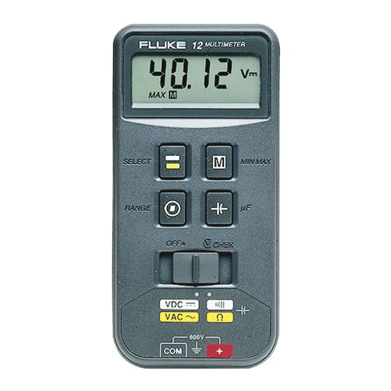 Fluke 12 Bedienungshandbuch
