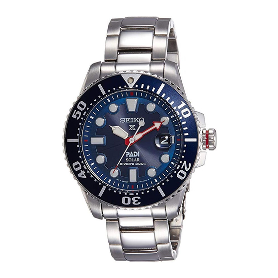 Seiko V158 Handbuch