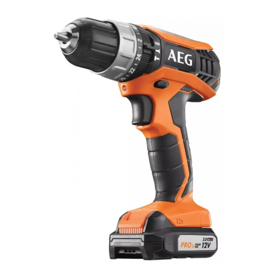 AEG BS 14C Li-202C Originalbetriebsanleitung