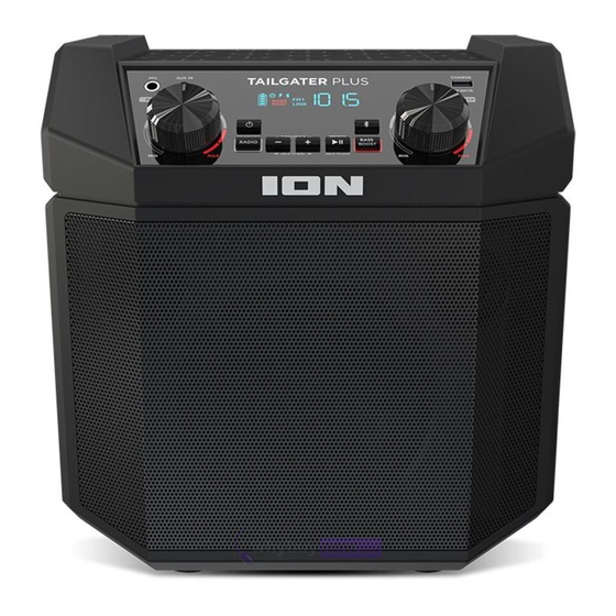 ION Tailgater Plus Handbücher