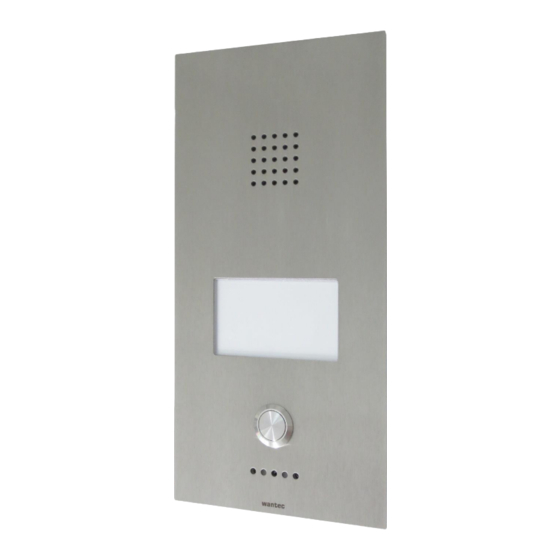 wantec MONOLITH C a/b Betriebsanleitung