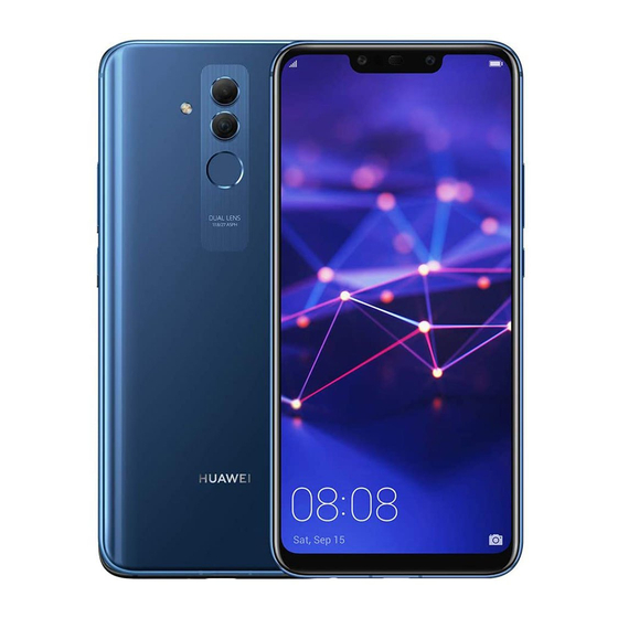 Huawei Mate20 lite Schnellstartanleitung