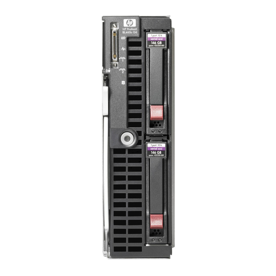 HP ProLiant BL460c G6 Benutzerhandbuch