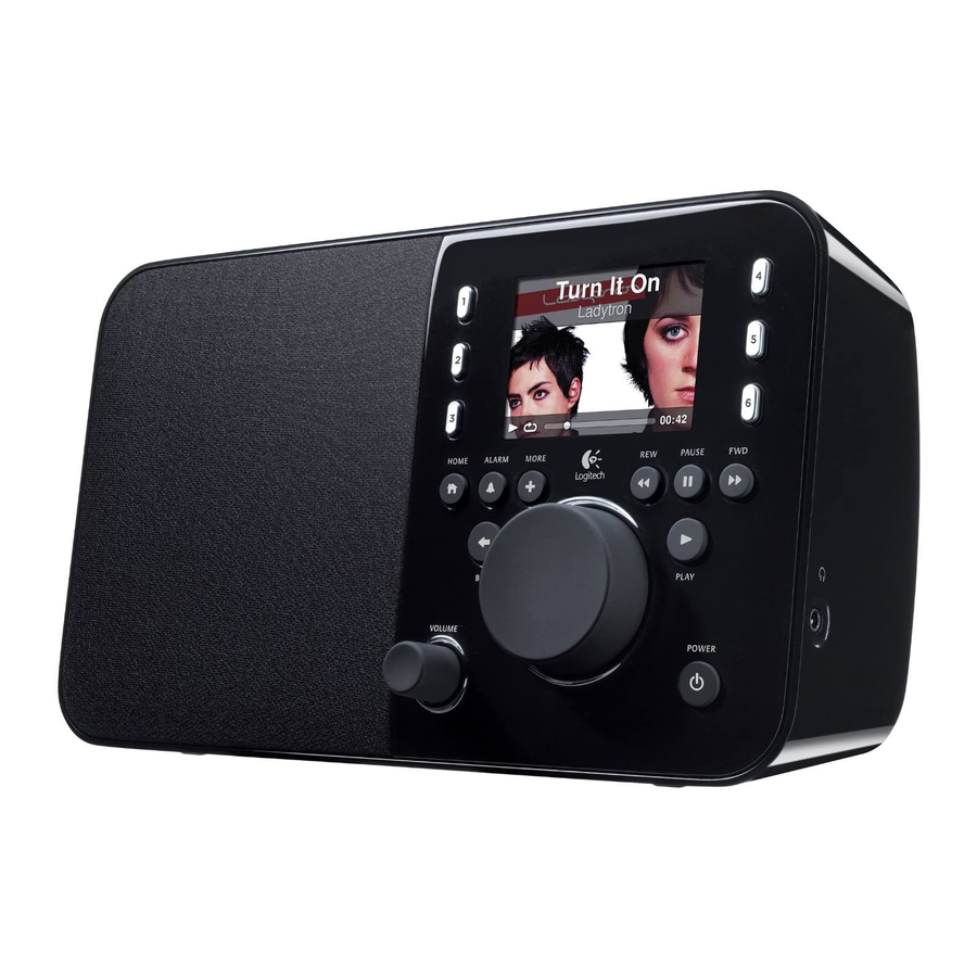 Logitech Squeezebox Radio Wi-Fi Internet Radio Handbuch