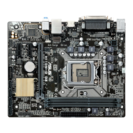 Asus H110M-D Handbuch