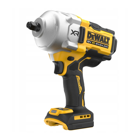 DeWalt DCF961 Bersetzung Der Originalanweisungen
