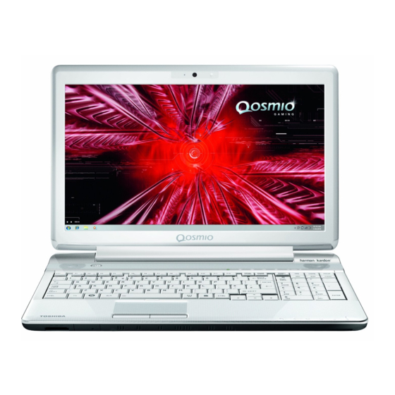 Toshiba Qosmio F750 Benutzerhandbuch