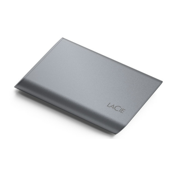 LaCie Mobile SSD Secure Benutzerhandbuch