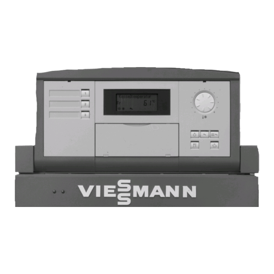 VIESSMANN VITOTRONIC 300 KW3 MONTAGE- UND SERVICEANLEITUNG FUR DIE ...