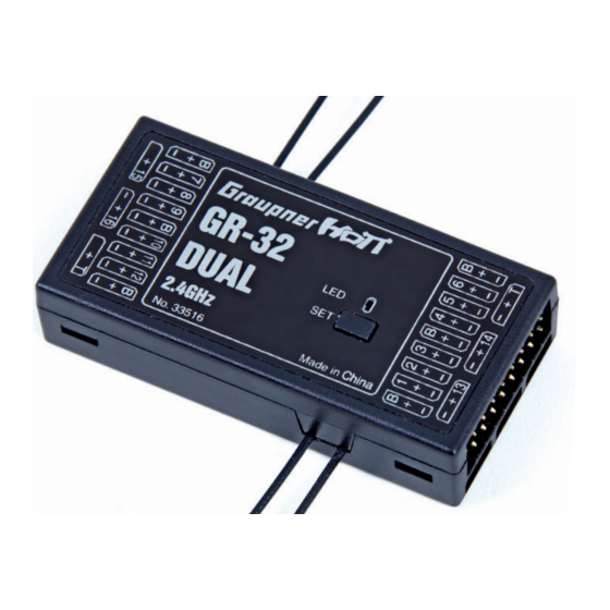 GRAUPNER GR-12 HOTT ANLEITUNG Pdf-Herunterladen | ManualsLib