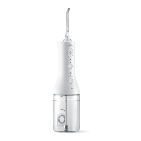 PHILIPS SONICARE CORDLESS POWER FLOSSER 3000 SERIE BEDIENUNGSANLEITUNG