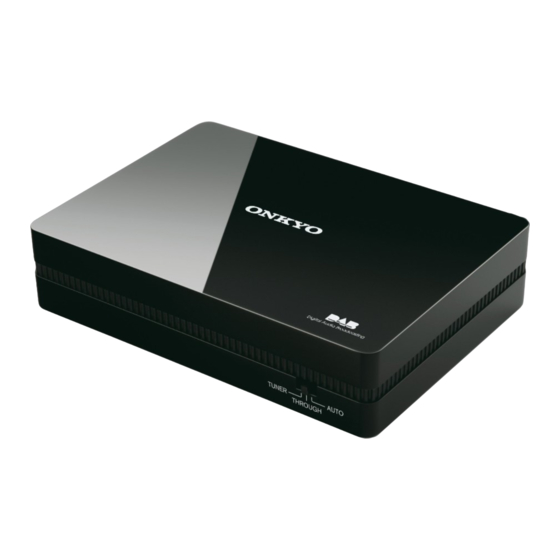 Onkyo UP-DT1 Bedienungsanleitung
