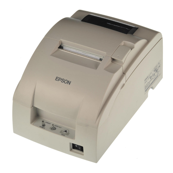 Epson TM-U220 Schnellstart