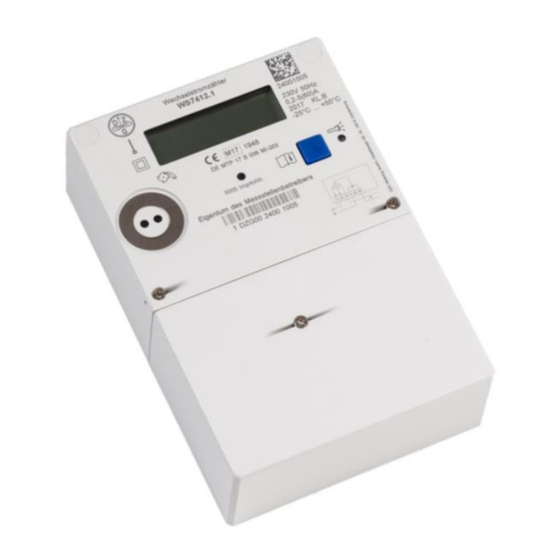 DZG WS7212 Bedienungs- Und Installationsanleitung