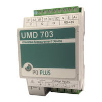 Pq Plus UMD 703 Schnellstartanleitung