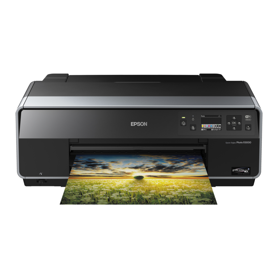 Epson Stylus Photo R3000 Benutzerhandbuch
