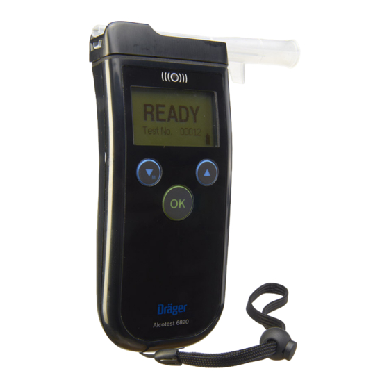 Dräger Alcotest 6820 Gebrauchsanweisung
