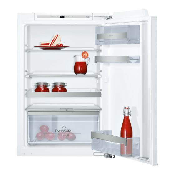 NEFF KI12 Serie Gebrauchsanleitung
