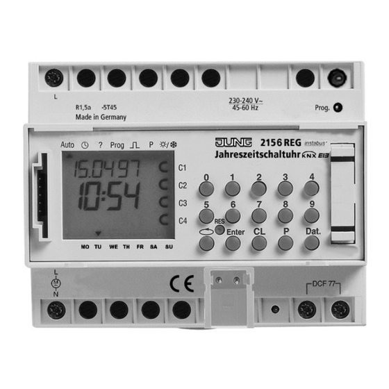 Jung 2156REG Bedienungsanleitung