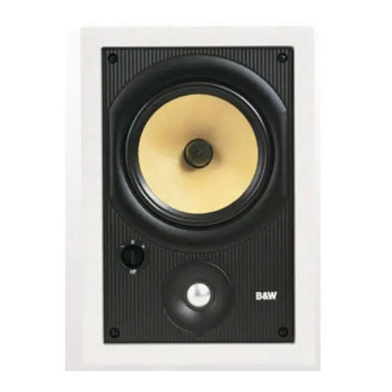 Bowers & Wilkins Signature 7NT Bedienungsanleitung