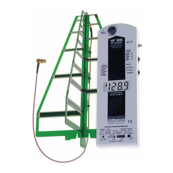 Gigahertz Solutions HF32D Bedienungsanleitung