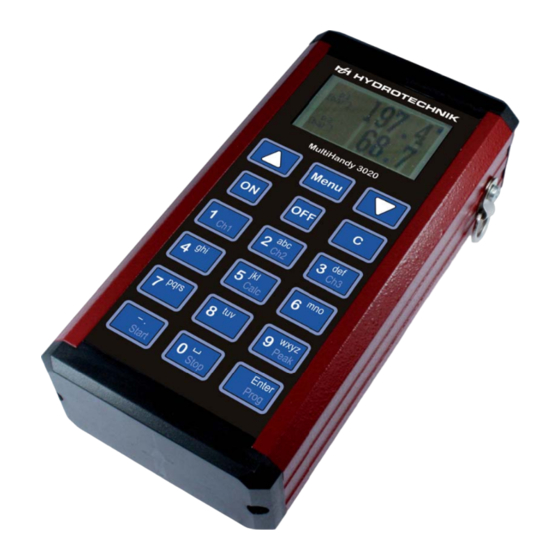 Hydrotechnik MultiHandy 3020 Betriebsanleitung