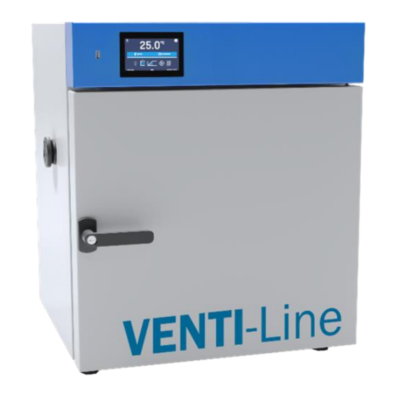 VWR Avantor INCU-Line IL 56 Prime Bedienungsanleitung