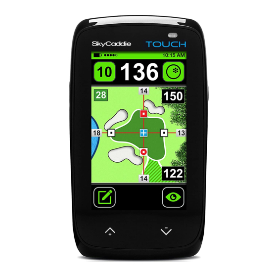 SkyCaddie TOUCH Kurzanleitung
