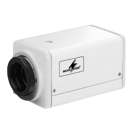 Monacor Security TVCCD-700 series Bedienungsanleitung