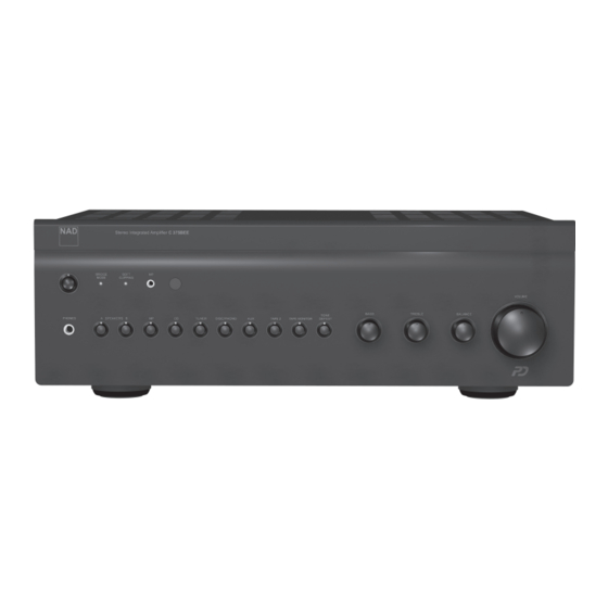 NAD C 375BEE Bedienungsanleitung