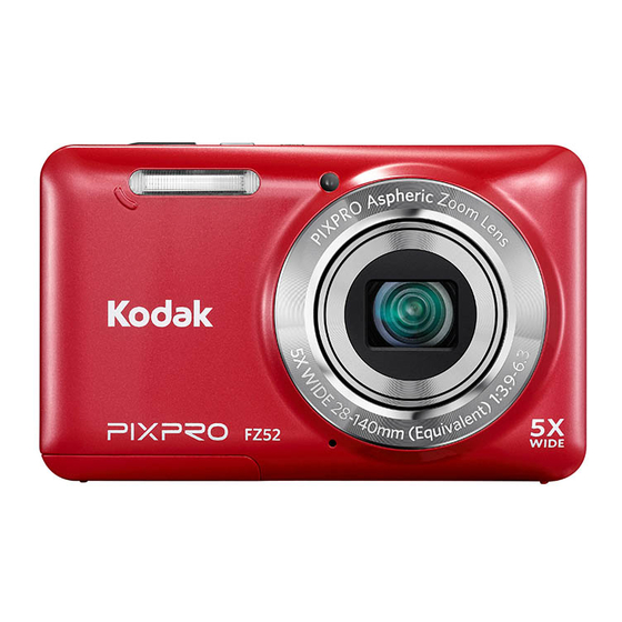 Kodak FZ52 PixPro Bedienungsanleitung