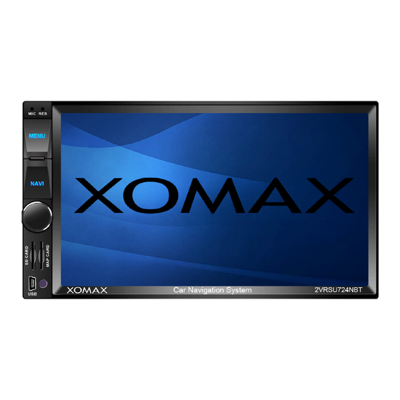 Xomax XM-2VRSU724NBT Anleitung