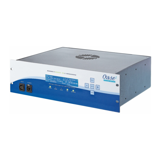 Oase WECS II 2048/DMX/02 Gebrauchsanleitung