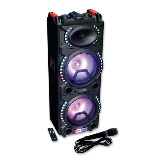 Party Light & Sound PARTY-STUP210 Handbuch