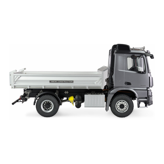 Amewi Mercedes-Benz LIZENZ HYDRAULIK MULDENKIPPER PRO Handbücher
