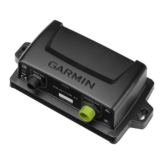 Garmin REACTOR 40 Installationsanweisungen