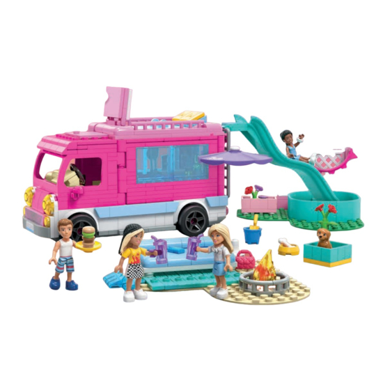 Mega Barbie DREAM CAMPER ADVENTURE HPN80 Bedienungsanleitung